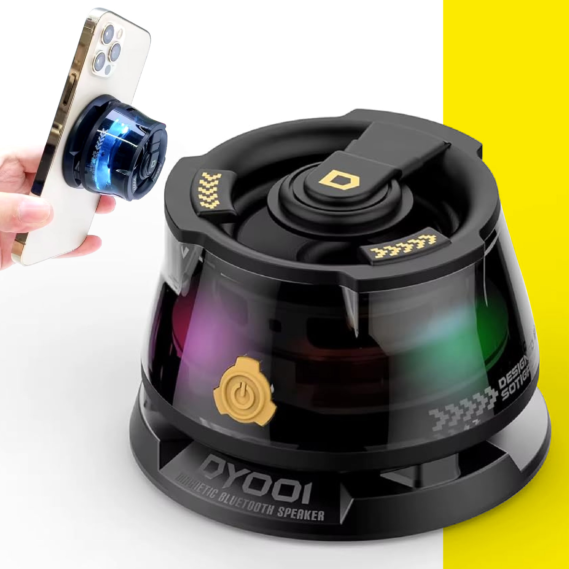Mini Parlante Altavoz Soporte Magnético